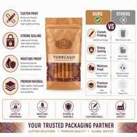 Pochette à tabac personnalisée refermable de 25g/30g/50g de qualité supérieure pour cigares à rouler à la main et emballage de feuilles de tabac en vrac