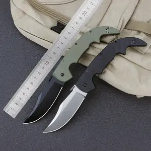 C-old Steel G-10 AUS10A Series Folding Knife With Tactical Knife For Outdoor Knife