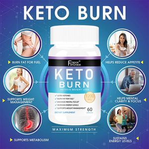 Cápsulas Keto Burn de Nueva Llegada para el Control de Peso por Cetosis, 1200 mg, 60 Cápsulas, para Adultos - Product Image 2