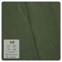 Hochwertiger grüner Jacquard-Stricks toff 280g/m² für Anzug