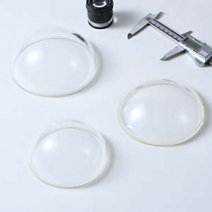 Lente de Câmera Personalizada OEM em Forma de Meia Bola, Equipamento Óptico Esférico de Vidro Bk7 com Revestimento AR - Product Image 1