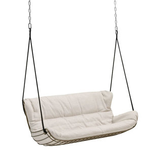 أريكة معلقة على الطراز الهندي للحدائق الخارجية، أثاث حدائق للكبار، أريكة معلقة داخلية بمسند للرأس لشخصين للفنادق - Product Image 1