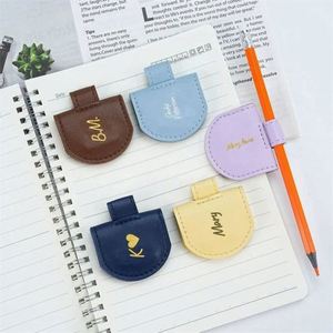 Design PU Leather Custom Logo Strong Magnetic Bookmark Promotional Tag Exquisite Soft Custom Shape <b>Adjustable</b> - Product Image 6