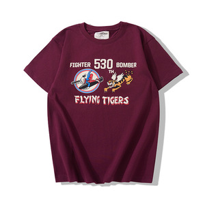 T-shirt Estive 100% Cotone per Uomo con Grafica Tigre Volante, Magliette Personalizzate, Fornitore di Abbigliamento Maschile, Produttori di <span class=keywords><strong>Vestiti</strong></span> - Product Image 2