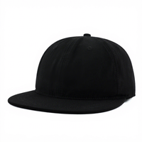 Topi Snapback 6 Panel Tanpa Struktur Berkualitas Tinggi Grosir, Sablon Logo Custom Vintage, Pinggiran Datar, Model Fitted 100%