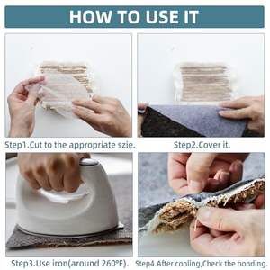 Adhésif thermofusible Omentum Double face léger Non-tissé <span class=keywords><strong>entoilage</strong></span> vêtements tissu collé polyuréthane chaleur emballage - Product Image 5
