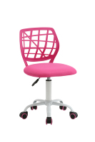 Chaise de bureau ergonomique moderne pivotante à 360° en maille, hauteur réglable, structure métallique thermolaquée pour enfants, idéale pour les fêtes et les chambres.