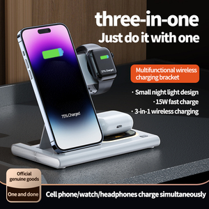 Giá đỡ đ<span class=keywords><strong>i</strong></span>ện thoạ<span class=keywords><strong>i</strong></span> 3 trong 1, sạc không dây 15W, đế sạc nhanh, giá đỡ đ<span class=keywords><strong>i</strong></span>ện thoạ<span class=keywords><strong>i</strong></span> cho iPhone 15 14 13 12 11 Pro Max và đồng hồ - Product Image 4