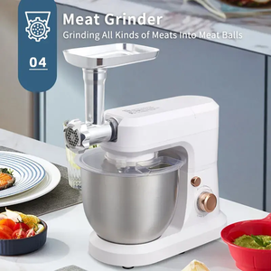 Robot de cuisine électrique multifonction, processeur de pâte alimentaire, mélangeur en acier inoxydable - Product Image 2