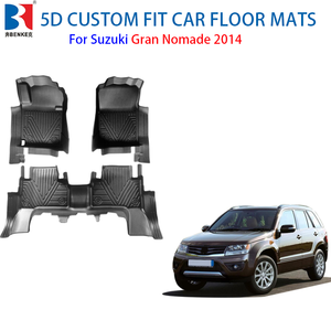 Tapis de sol de voiture sur mesure 5D <span class=keywords><strong>TPE</strong></span>, directement de l'usine, pour Suzuki Gran <span class=keywords><strong>Nomade</strong></span> LHD 2014, toutes saisons, antidérapants - Product Image 1