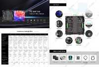 X-color R5 P2.5 İç Mekan Kiralık LED Ekran 500*500 Ön Bakımlı Yumuşak Bağlantılı LED Ekran LED Duvar Panelleri Ekran