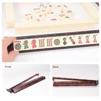 Eleshine ES-P175 Support de Mahjong de Luxe Moderne Tortoise avec Aimants Pliables Écologiques Taille et Couleur Personnalisables Portable en ABS