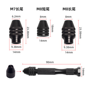 Mandrin de perçage Yunbei Yb, 14mm, longueur 90mm, pour perceuse, tige droite, matériau en fer - Product Image 1