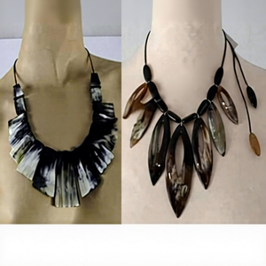 Collier Bohème Tendance avec Coquillages Naturels, Design Ailes, Perles d'Eau Douce Taille Marquise, Chaîne Serpent, Unisexe, Anniversaire de Mariage - Product Image 6