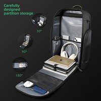 Sac à dos pour homme, sac à dos décontracté pour ordinateur portable, sac de voyage multifonctionnel de grande capacité