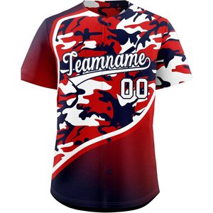 เสื้อเบสบอลแบบกำหนดเองสำหรับผู้ใหญ่ทั้งชายและหญิง พิมพ์ลายแบบซับลิเมชั่น ระบายความชื้นได้ดี พร้อมชื่อทีมและหมายเลข ชุดกีฬา - Product Image 1