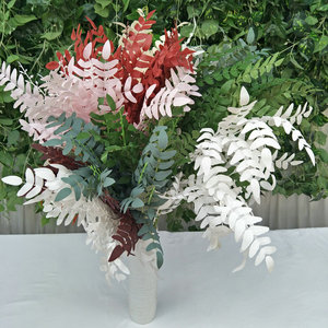 Fleurs artificielles Queyiyi, branche de feuille d'acacia de 30 cm à 100 cm, décoration de mariage, accessoires d'extérieur, décoration intérieure - Product Image 1