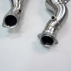 ท่อไอเสียพร้อมเรโซเนเตอร์สำหรับ BENZ AMG GLC43 GLC450 X253 M276 3.0T 2017 + - Product Image 3