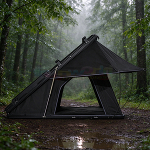 <b>Waterproof</b> Car Roof <b>Tent</b> Truck Canopy Hard Shell Roof Top <b>Tent</b> Lightweight Foldable One Bedroom All Season Camping Rooftop <b>Tent</b> - Product Image 4