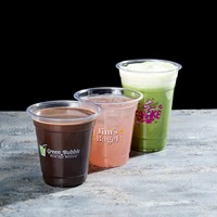 Gobelets en plastique PET jetables 4oz 7oz 8oz 9oz 10oz avec couvercles, logo personnalisé imprimé pour café, dessert, yaourt, bar, boissons