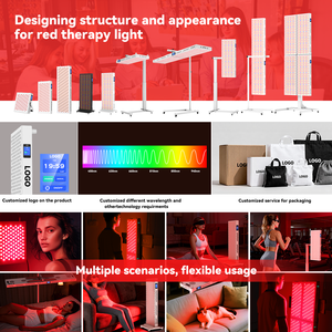 Panel Grande de 400W 660nm 850nm para Uso Doméstico, Versión Actualizada con Pantalla Táctil de 360° °   Soporte para Panel de Terapia de Luz Roja de Cuerpo Completo para <span class=keywords><strong>Spa</strong></span> - Product Image 5