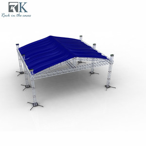 Estructura de iluminación para espectáculos, truss plateado de 290x290 mm, truss de aluminio portátil para escenarios, truss de exhibición para eventos. - Product Image 1