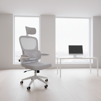 Chaise de bureau pivotante en maille de haute qualité pour usage commercial, chaise d'ordinateur robuste avec vérin à gaz