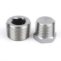 Vallok 4500 PSI OEM, raccords moulés en acier inoxydable 304 316 TA2 BSP NPT, têtes hexagonales internes filetées lisses 1/4" 1/2"