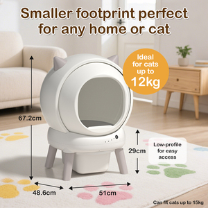Bac à <span class=keywords><strong>litière</strong></span> automatique intelligent pour chats, nettoyage automatique, contrôle par application WiFi, toilette pour animaux de compagnie <span class=keywords><strong>autonettoyante</strong></span> - Product Image 5