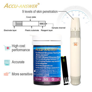 Glucómetro Portátil JYTOP para el Control de la <span class=keywords><strong>Diabetes</strong></span> con Pantalla Grande, Monitor de Azúcar en Sangre - Product Image 4