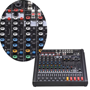 Système de sonorisation pour studio radio, vente directe d'usine, ensemble de système de sonorisation pour public, mélangeur numérique 6 canaux 48V CC - Product Image 3