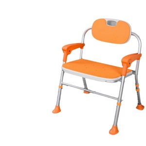 Chaise de douche pliable en alliage d'aluminium Fuyao, hauteur réglable, siège antidérapant pour personnes âgées, usage domestique - Product Image 1