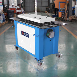 Nueva Máquina de Bloqueo de Motor Bason SA-12C de 1.5kW, Máquina Automática para Conductos Cuadrados, Máquina de Fabricación de Cuellos de Acero, Máquina de Conformado de Cuellos Pittsburgh para <span class=keywords><strong>HVAC</strong></span> - Product Image 5