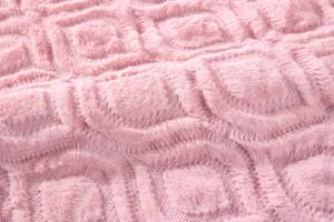 Reclcyed 3D matelassé Super doux coloré lapin fausse fourrure velours troupeau polyester tissu rouleau peluche velours tissu pour canapé textiles - Product Image 5