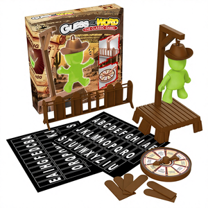 Jeu de société de devinettes de mots, exécuteur magnétique interactif, jeu de lettres mystérieuses, orthographe et devinettes de mots, jeu interactif familial - Product Image 1