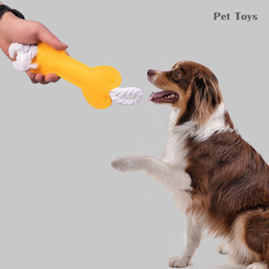 Mainan hewan peliharaan berbentuk tulang anjing, menghilangkan kebosanan yang menghibur sendiri, tongkat gigi tahan gigitan, fungsi suara latihan - Product Image 4