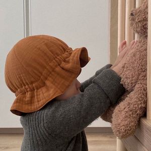 Sombrero de Sol para Niños Pequeños, de Algodón, Lindo, para Primavera y Otoño 2025, para Niños y Niñas, Cálido y Suave, Tipo Bucket, para Bebés - Product Image 2