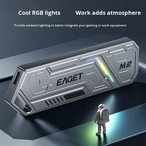 Nuovo Enclosure Esterno per SSD M.2 NVME Serie Mecha in Lega di Alluminio Yijie con TYPE-C3.2 per Computer e Disco Rigido Mobile - Product Image 5