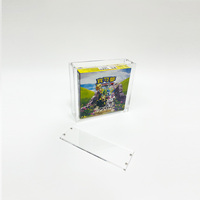 Boîte d'appoint de protection de cartes en acrylique avec couvercle magnétique ETB anti-poussière personnalisée pour boîte Elite Trainer
