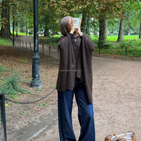 Pull décontracté Willson à manches longues pour femmes musulmanes – Fabricants de vêtements islamiques modestes – Blouse en tricot