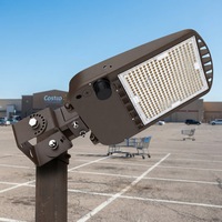 Luminaire LED pour parking ETL DLC 150W 300W, 150LM/W, type Shoebox, montage encastré pour concessionnaires automobiles et routes