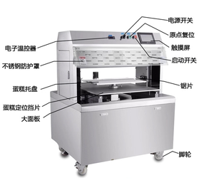 Thương mại bánh Slicer Máy bánh tráng miệng cửa hàng đa chức năng cắt bánh mì hoạt động dễ dàng - Product Image 4