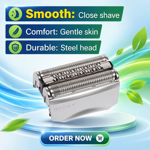 Tête de rasoir à grille lavable de remplacement, compatible avec <span class=keywords><strong>Braun</strong></span> série <span class=keywords><strong>7</strong></span> 70S, lame en maille de configuration haut de gamme - Product Image 2