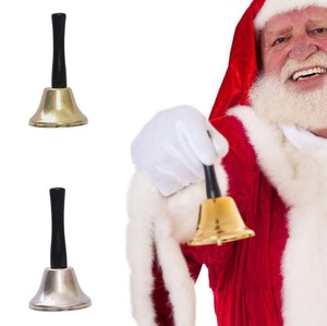 Campana <span class=keywords><strong>de</strong></span> mano <span class=keywords><strong>de</strong></span> Navidad Bar Jingle Bells Santa Claus Servicio escolar Handbell Restaurante <span class=keywords><strong>Llamada</strong></span> Bell Suministros <span class=keywords><strong>de</strong></span> decoración <span class=keywords><strong>de</strong></span> Navidad - Product Image 2