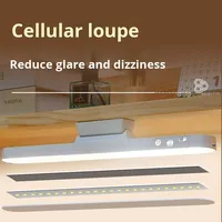 Lampe de bureau USB à température tricolore réglable, veilleuse LED, contrôle tactile à intensité variable, lampe de lecture pour la maison et le bureau.