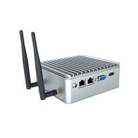 Ordinateur industriel à 4 ports série, petit format, barebone, Tiny Nuc PC J1900, 4 Go/8 Go de RAM, 256 Go SSD