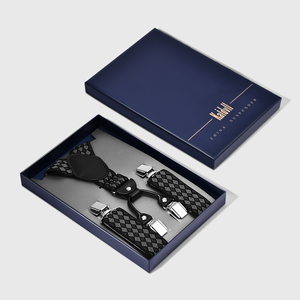 Profession eller Hersteller Herren Hosen Hosenträger Braun Elastische und Leder Clip Hosenträger - Product Image 1