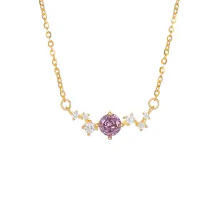 S925 gelang perak desain sederhana wanita, perhiasan gelang berlian berkilau bintang terang penggali besar untuk hadiah wanita