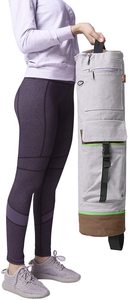 Custom Logo Brand New Eco Friendly Canvas <b>Yoga</b> <b>Mat</b> <b>Bag</b> Full-Zip Sport <b>Yoga</b> <b>Mat</b> Shoulder Carry Duffel <b>Bag</b> - Product Image 4