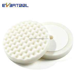 EVERTOOL Disco Abrasivo <span class=keywords><strong>Giallo</strong></span> da 8 Pollici, Tampone Lucidante a Nido d'Ape Monofacciale in Schiuma per Rimuovere Segni di Levigatura su Superfici Verniciate - Product Image 6